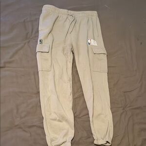 NBA Light Tan Cargo Joggers